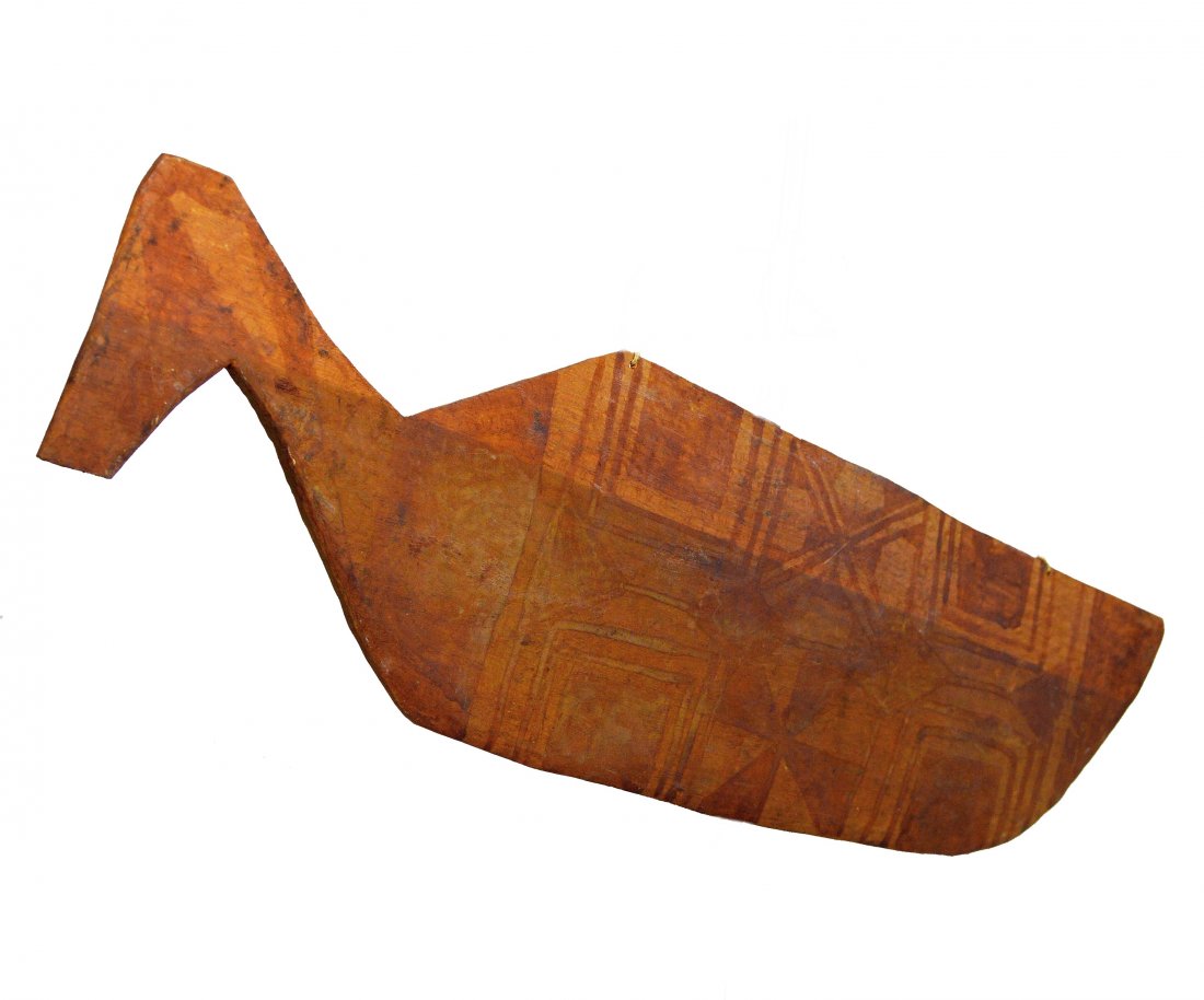 Old Kamayura Amazon indian Tribal Avian Effigy Panel (1 of 7)