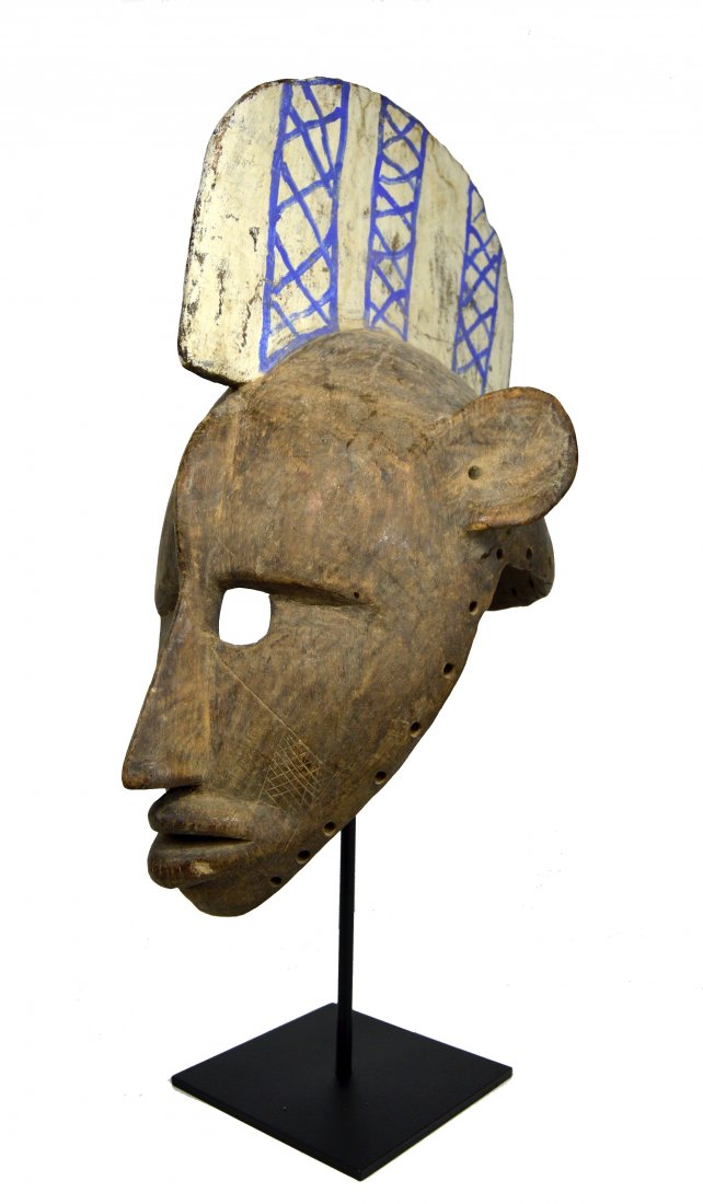 A Bobo Helmet mask ~ Ex Nick Poolos Collection. (1 of 8)