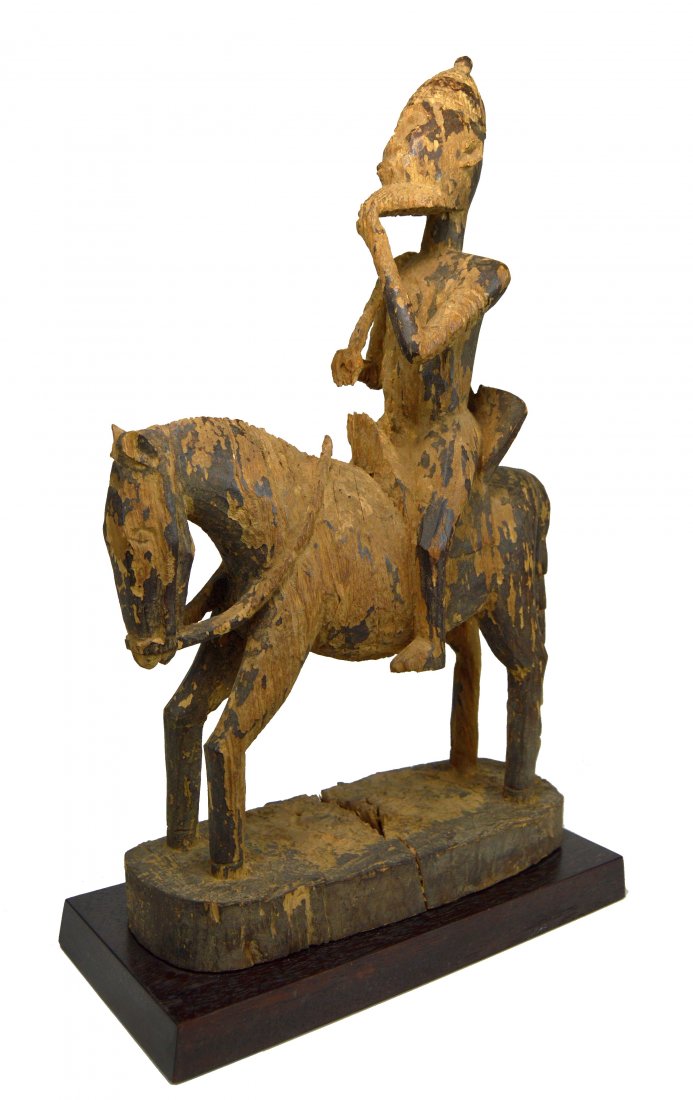 Large Dogon Horse & Rider Sculpture, African Tribal Art (1 of 7)