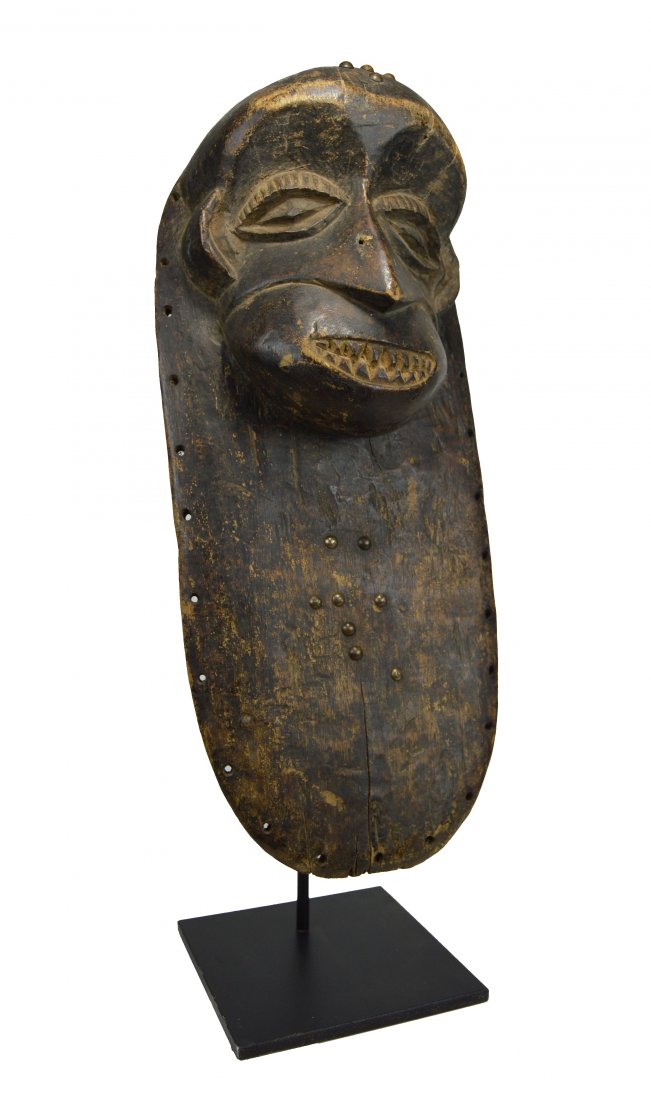 A Charming Old Luba Monkey Mask , African Art (1 of 10)