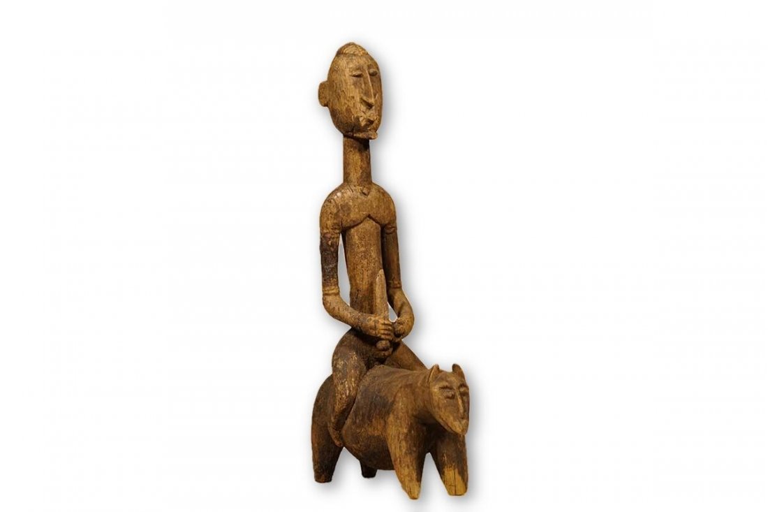 A Highly Stylized Dogon Horse & Rider, African Art (1 of 6)