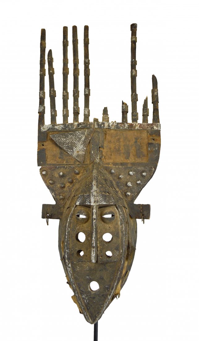 Heavily Eroded Old Malinke Ntomo Mask (1 of 7)