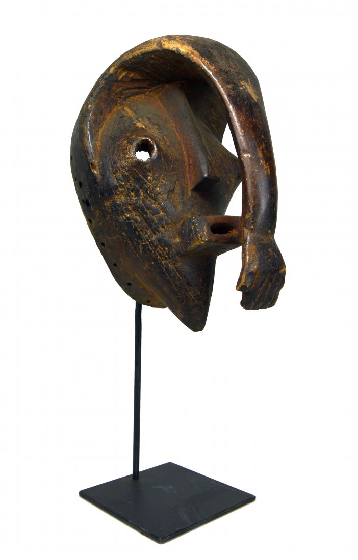 Highly Stylized Mossi Mask with Hand Finial African Art (1 of 7)