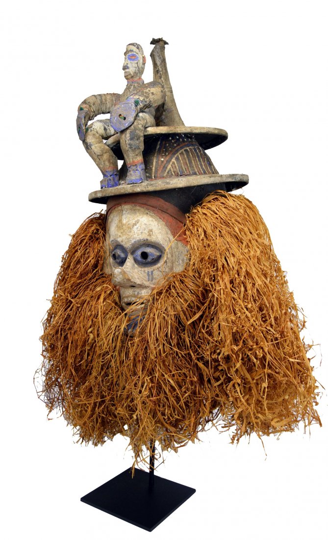 Fantastic Old Yaka Initiation Mask ~ Bertram Collection (1 of 4)