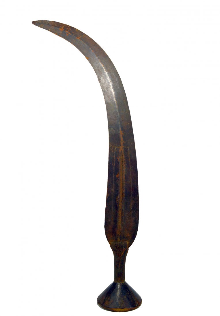 Very Old Ngbandi Sword with Etched Blade, African Arms (1 of 5)