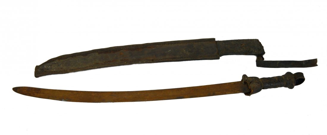 Rare Old Toma Sword & leather Sheath, Ex Zabel Coll. (1 of 6)