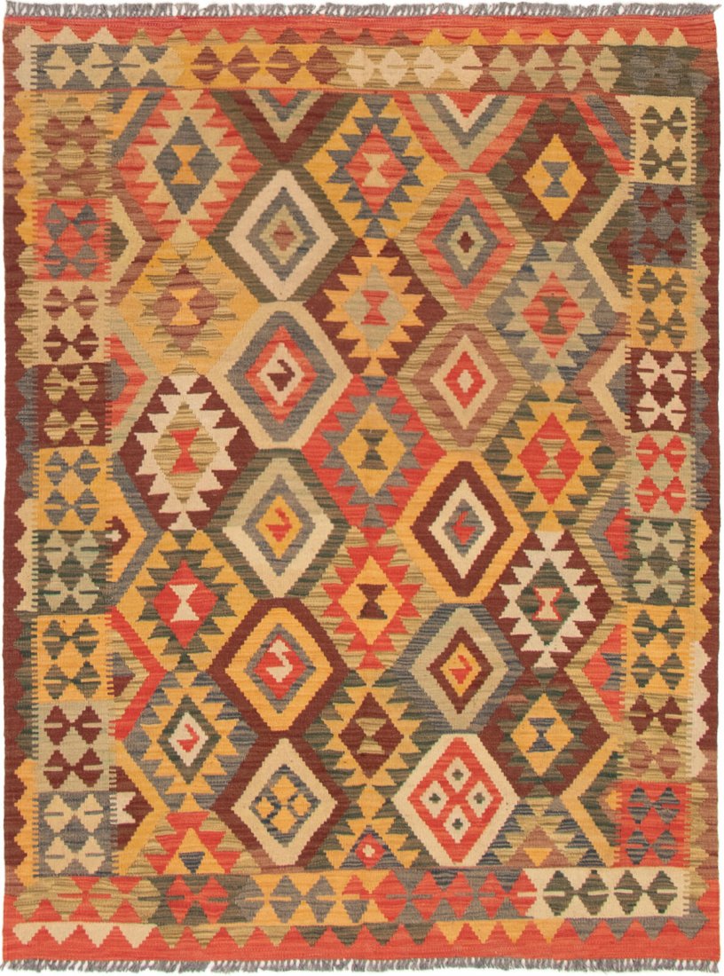 Hand woven Sivas Traditional Wool Kilim Carpet (1 of 6)