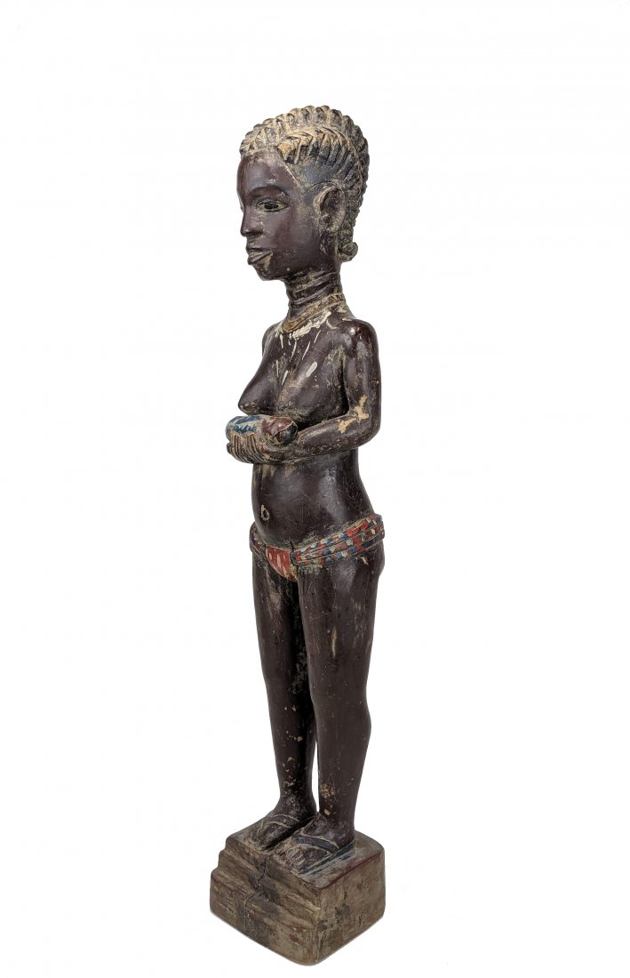 Rare Temne Colonial Maternity sculpture, African Art (1 of 8)