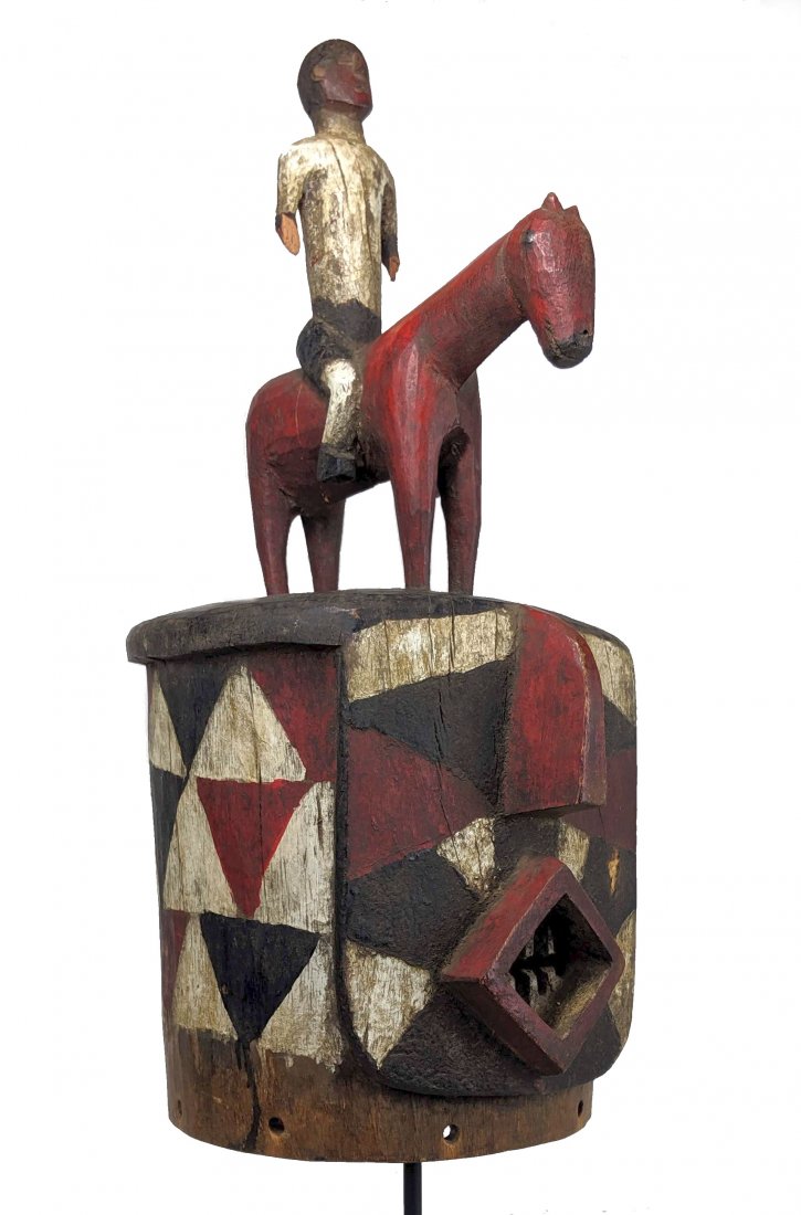 A Bobo Equestrian Helmet mask, African Tribal Art (1 of 8)