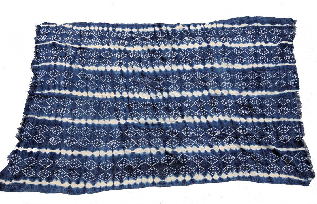 A Pair of Indigo Textiles from West Africa (1 of 6)