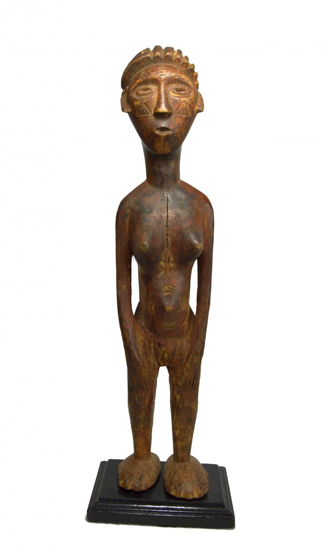 A Fine Old Chokwe Female Ancestor sculpture (1 of 8)