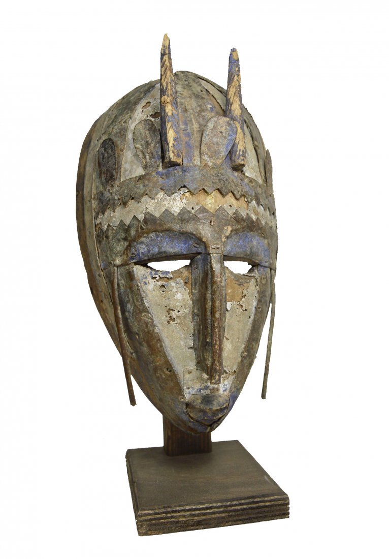 Weathered Old Miniature Marka Mask, African Art (1 of 9)