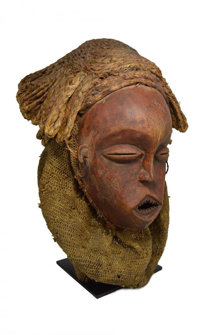 A Rare Old Lovale African mask Ex Levitt Collection (1 of 7)