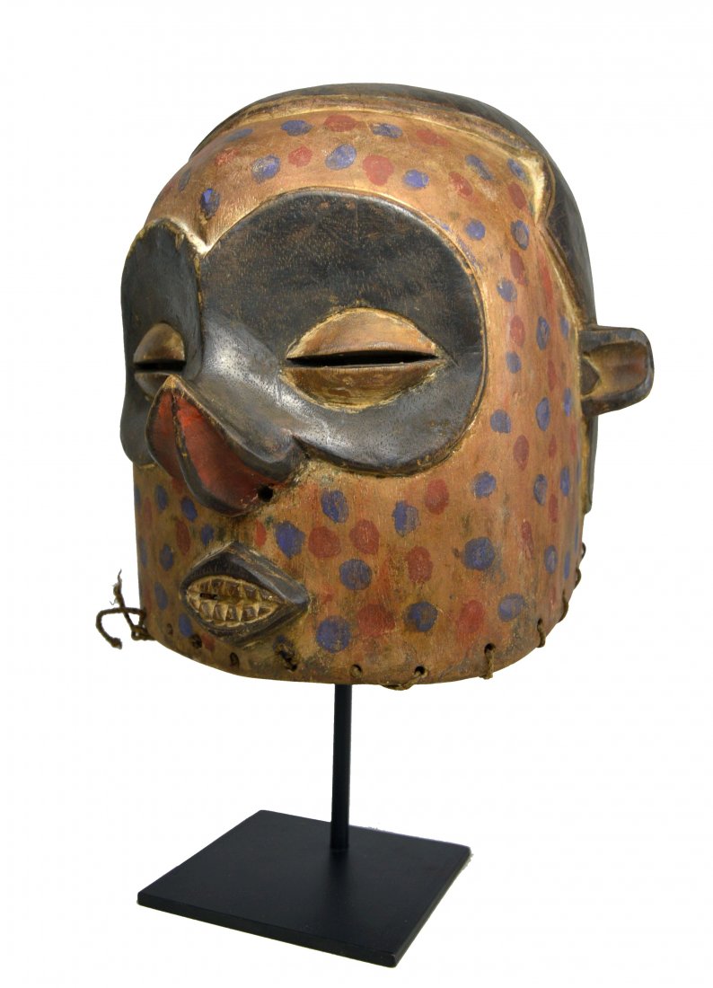 Rare Nkanu Helmet Mask Field collected 1965 /Documents (1 of 9)