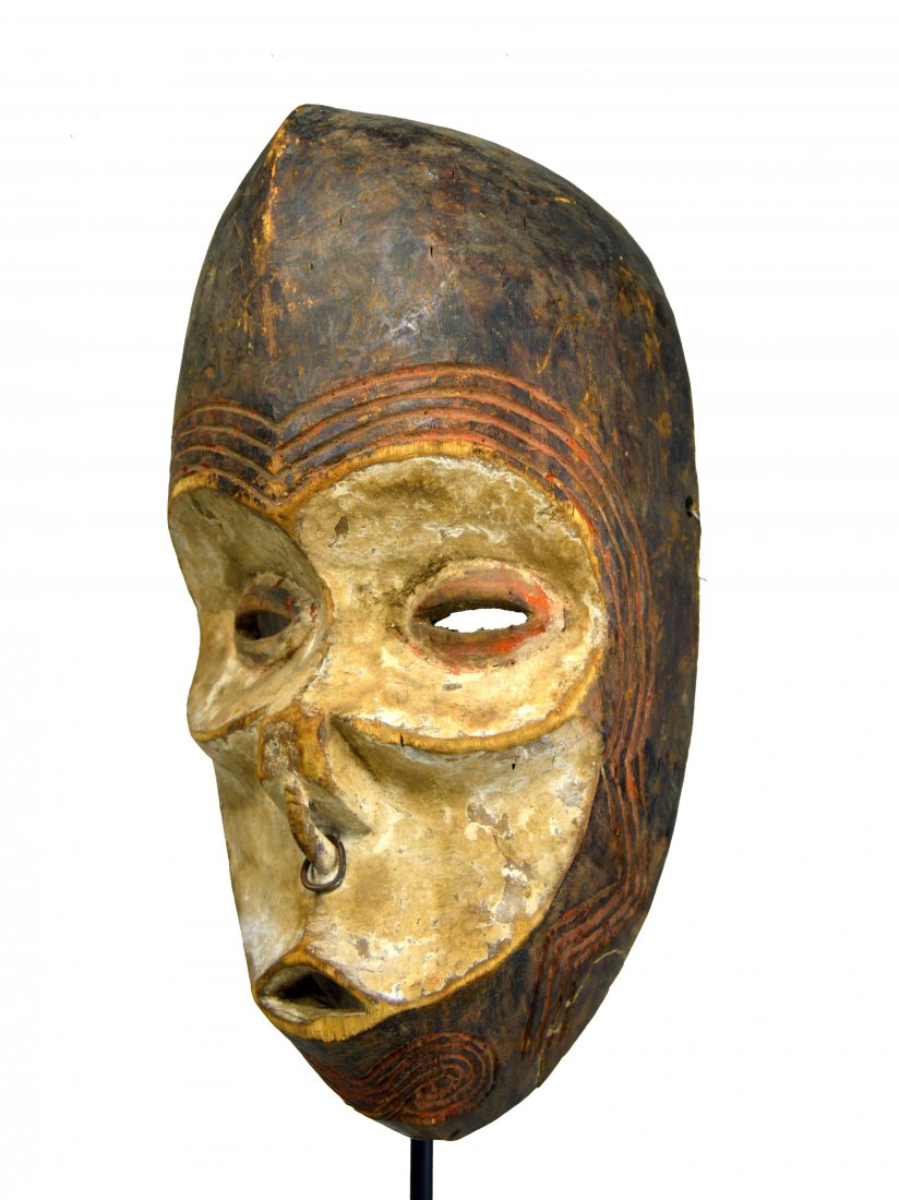 Rare Bena Lulua African Mask Ex Leonard Kahan Gallery (1 of 9)