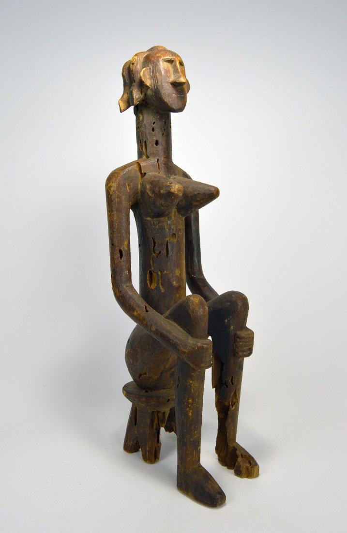 A Seated Bamana Female effigy (1 of 1)