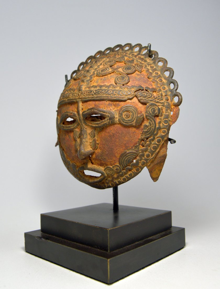 A Dogon Bronze Mask, African Art (1 of 6)