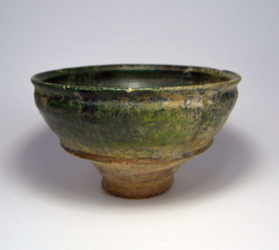Ancient Green Glazed Bowl 12th-14th Century Iran (1 of 6)