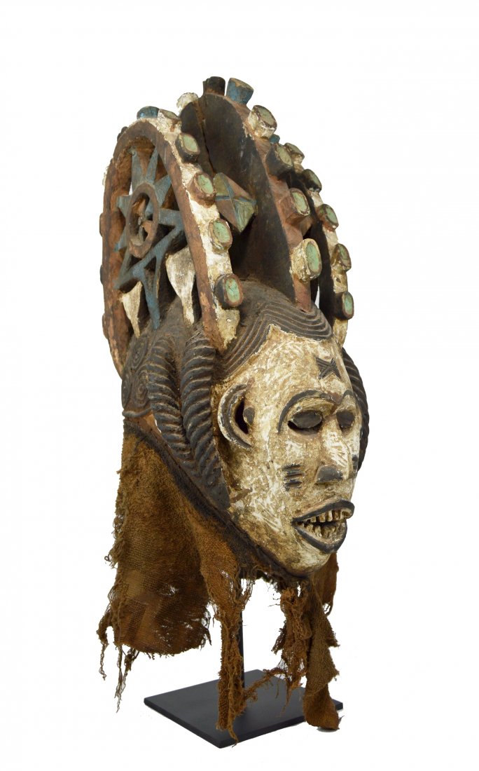 Igbo Maiden Mask with tall ornate superstructure (1 of 9)