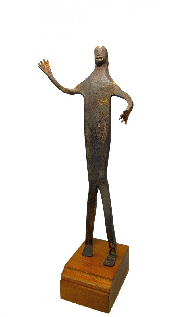 Old Dogon Iron Shrine idol, African Art (1 of 7)