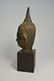 Old Bronze Buddha Head On wooden base - 4