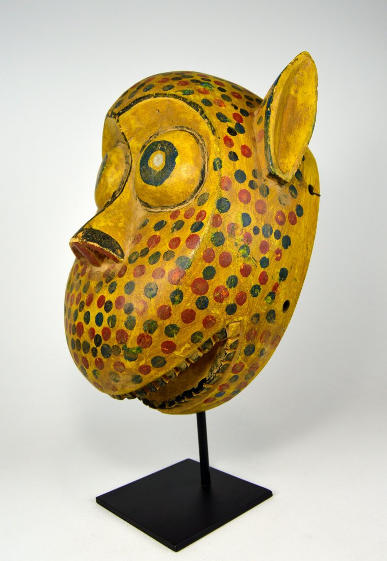 A Charming Bozo Leopard mask, African Art (1 of 6)