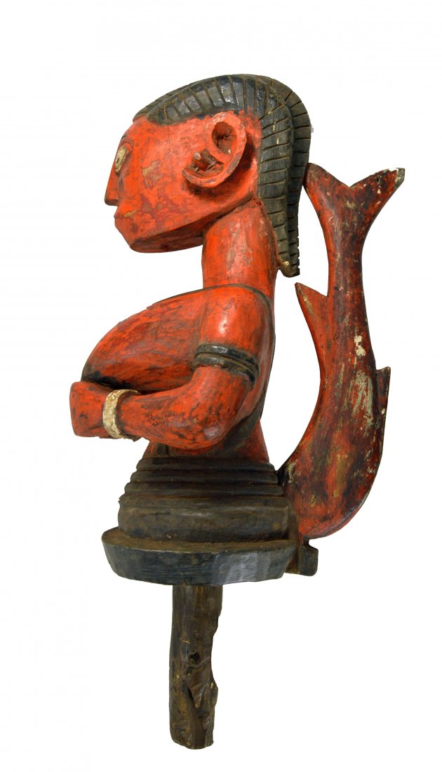 A Fine Baga Parade Staff of Mami Wata Water Spirit (1 of 7)