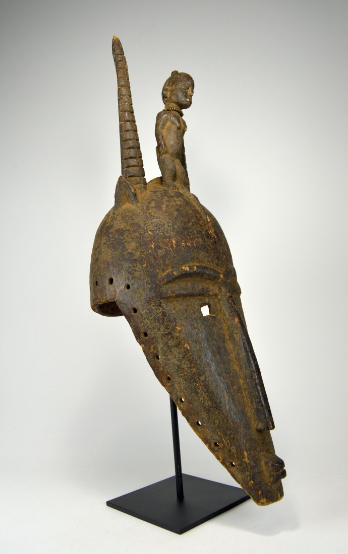 Tall Horned Bobo African mask (1 of 7)
