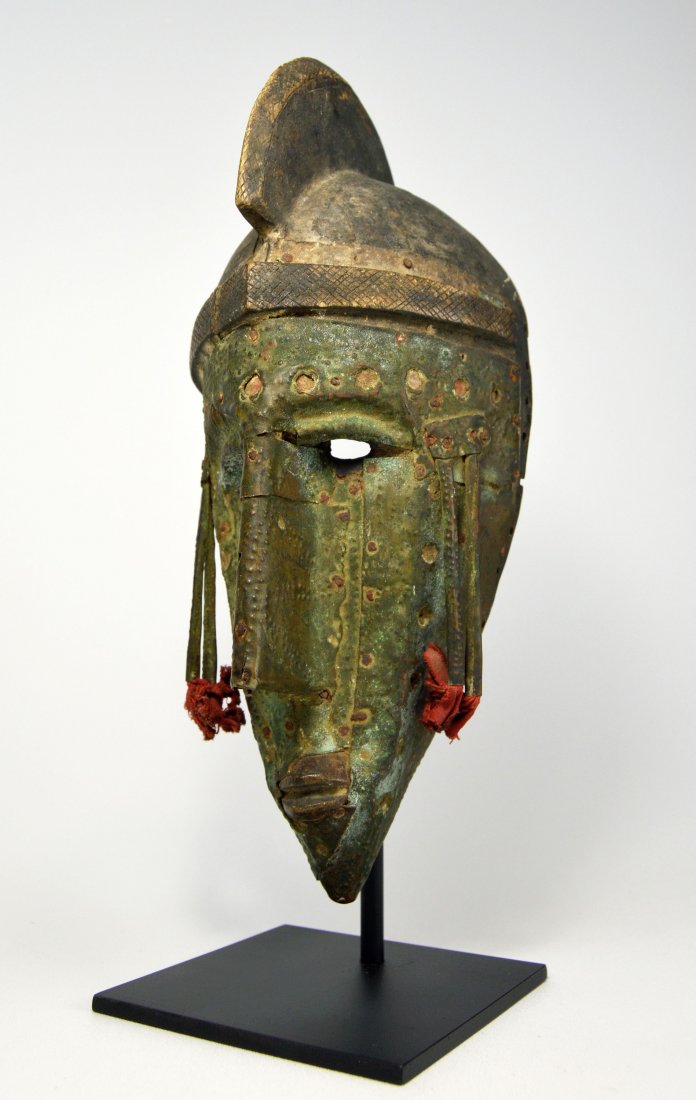 A Marka Mask covered in metal (1 of 5)