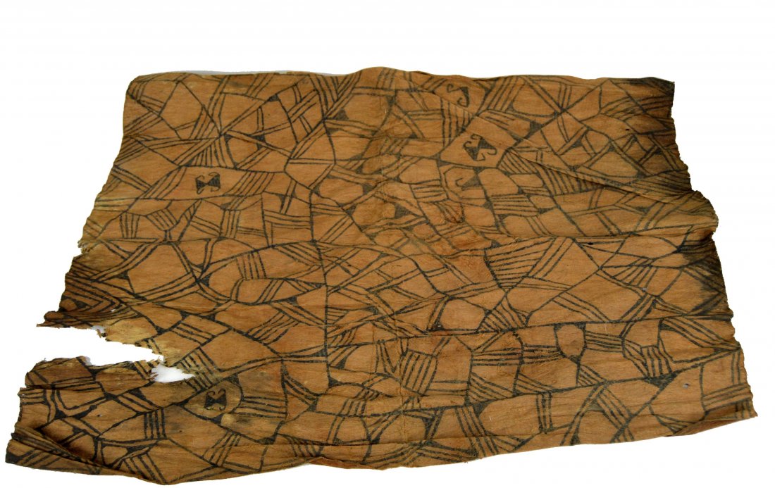 Large Pygmy Bark Cloth Painting Ex Jean Pierre Hallet (1 of 3)