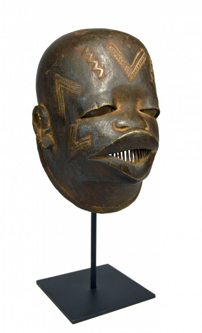 Fine Old Makonde Lipico Initiation Mask ~Ex A. Gordon (1 of 7)