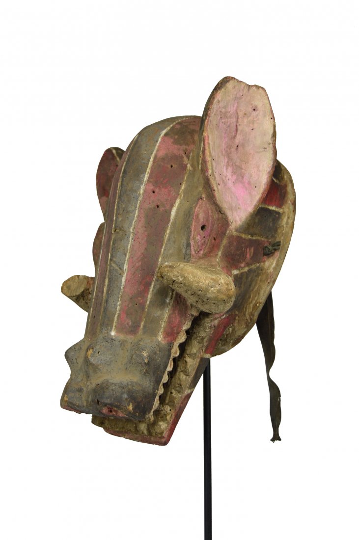 Rare Old Yoruba Warthog Mask , African Art (1 of 9)