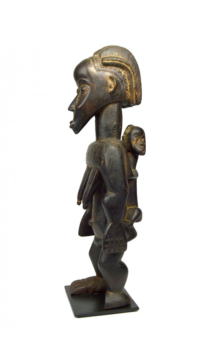 A Fine Dan Maternity Sculpture, African Mother & Child (1 of 7)