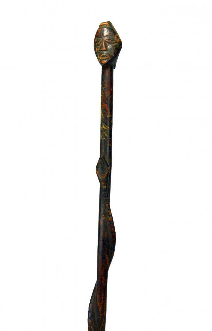 Rare Old Mbala Staff with Serpent Ex Dave DeRoche (1 of 6)