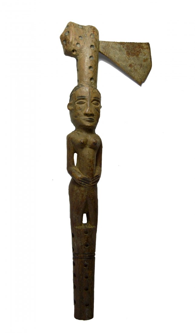 Rare Old Lwena Prestige Axe Field Collected in 1980 (1 of 4)