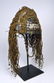 A Fine Lega Woven Grass hat with shells and buttons - 3