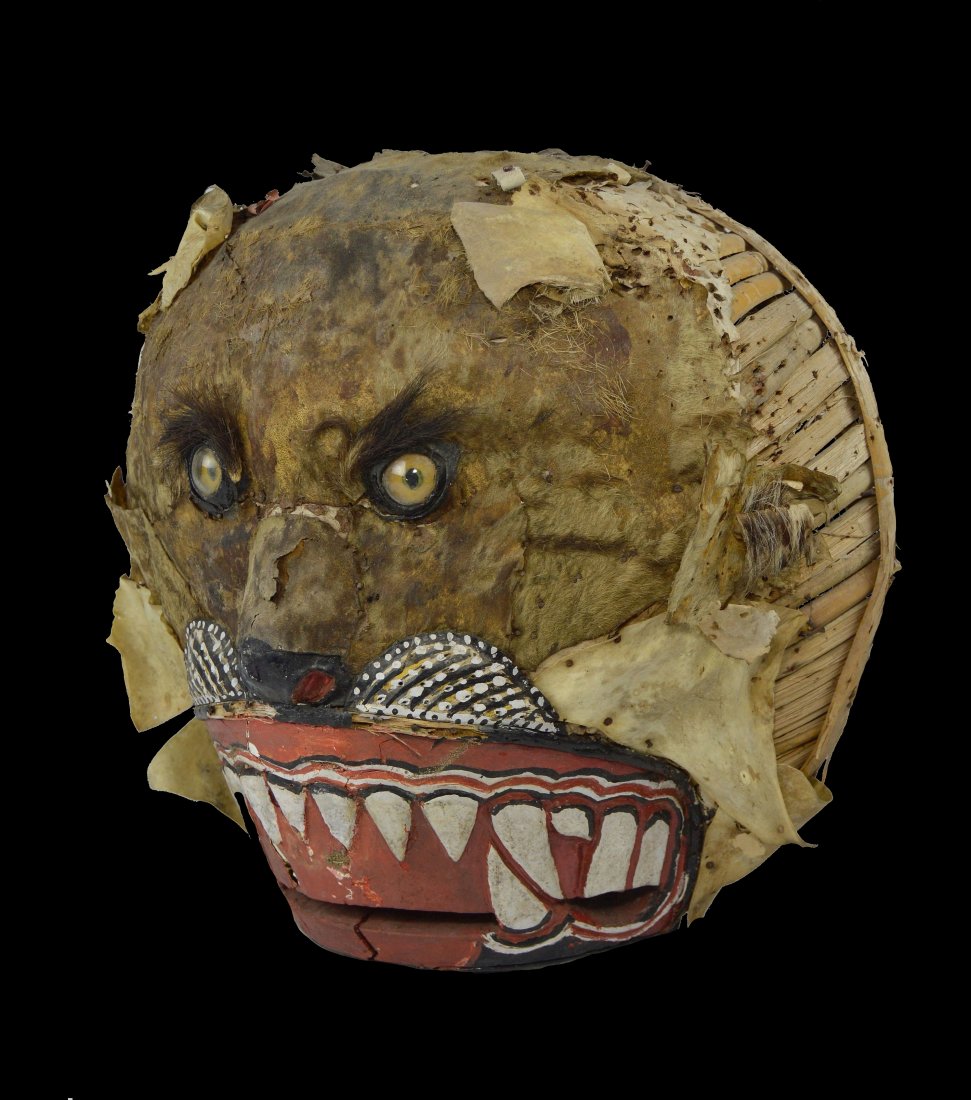 Large and Rare Tiger Festival Mask from Java Indonesia (1 of 8)