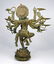 Huge Bronze Vishnu Hindu Sculpture with 8 Arms - 5