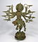 Huge Bronze Vishnu Hindu Sculpture with 8 Arms - 7