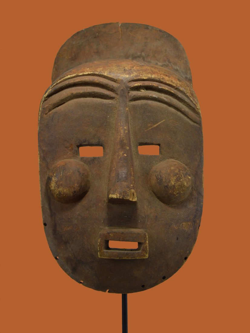 Fine Mbundu African Mask Ex. Mark Friedrich 1972 (1 of 9)