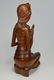 A Serene Carved Wooden Praying Balinese Woman - 3