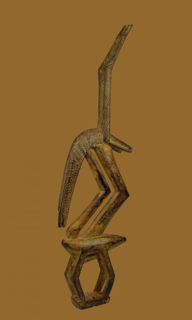 A Bamana Chiwara headdress, African Art (1 of 7)