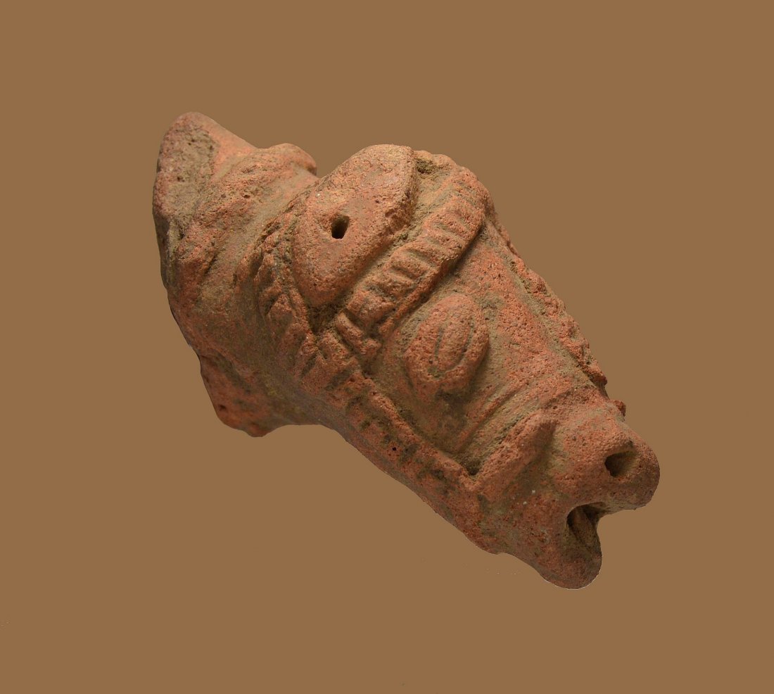 A Rare Komaland Equestrian Sculpture Fragment on base (1 of 6)