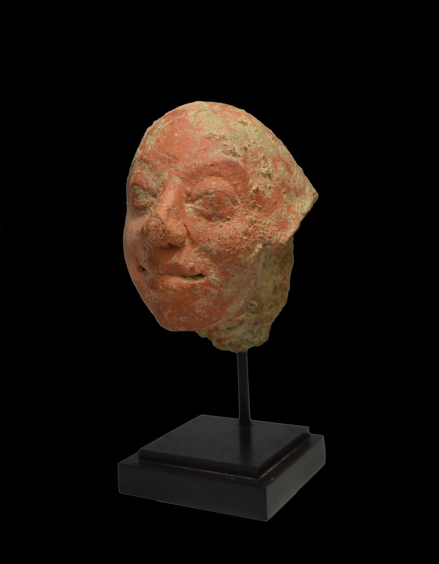 Ancient India Male Terracotta head Sculpture 100 AD (1 of 1)