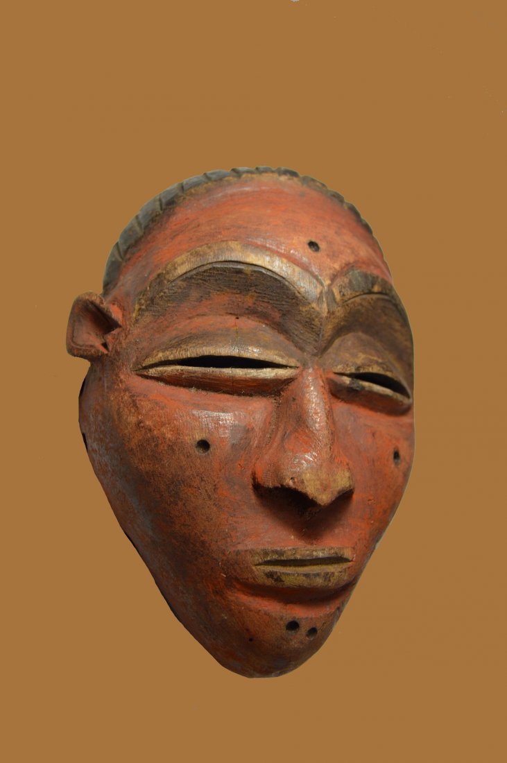 Miniature Pende Passport style mask, African Art (1 of 6)