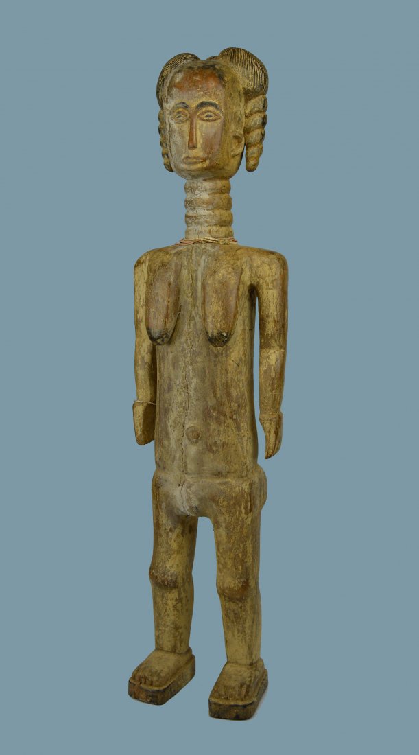 Large Old Fanti Female Shrine sculpture, African Art (1 of 8)