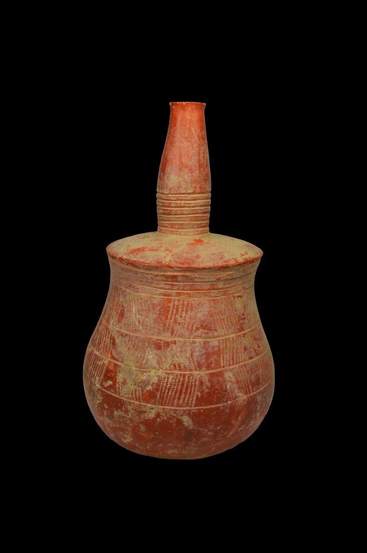 Ancient Djenne Terracotta vessel 14th century Africa (1 of 6)