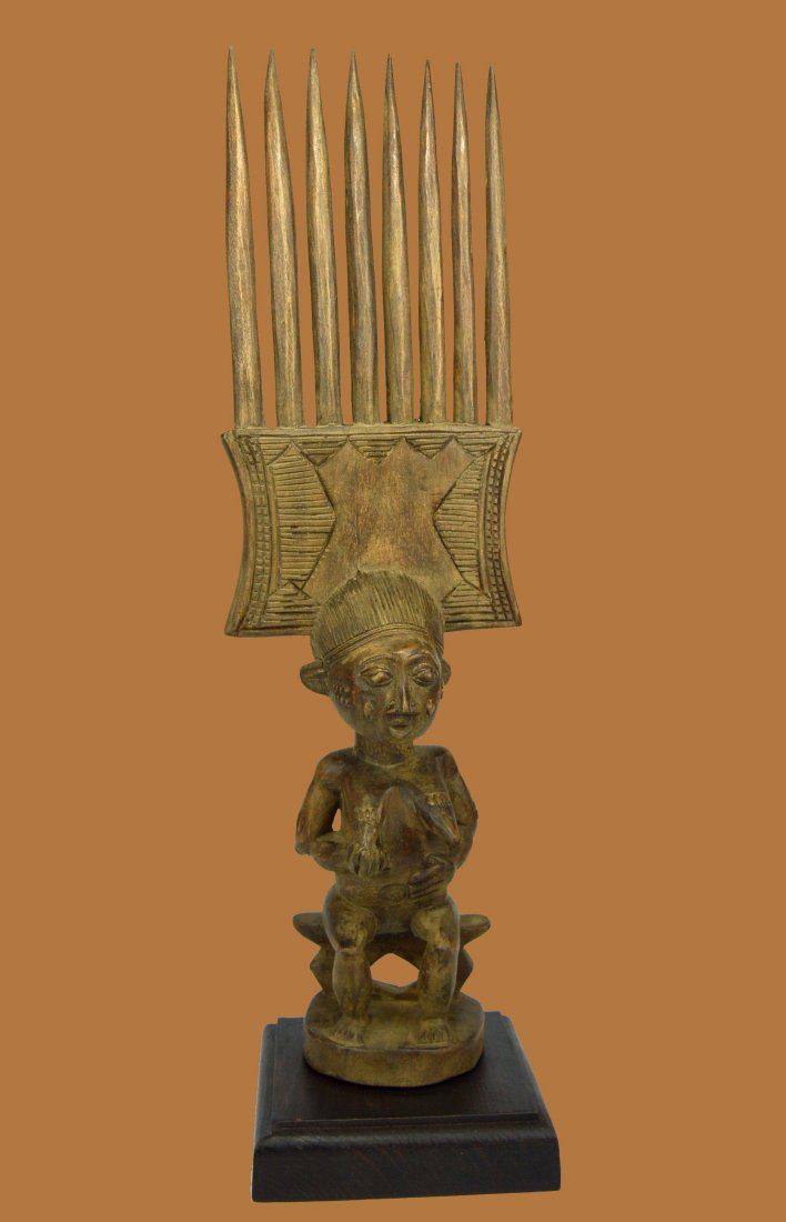 Contemporary Baule Akan Sculpture, African Art (1 of 4)