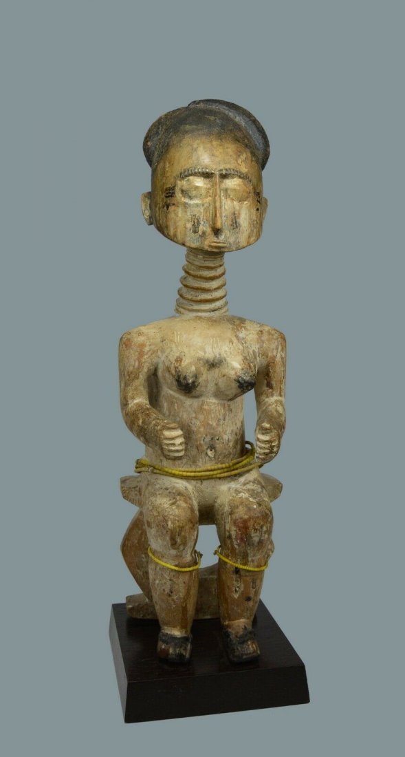 A Fine Fante Queen Mother Sculpture Ex Amyas Naegele Ga (1 of 8)
