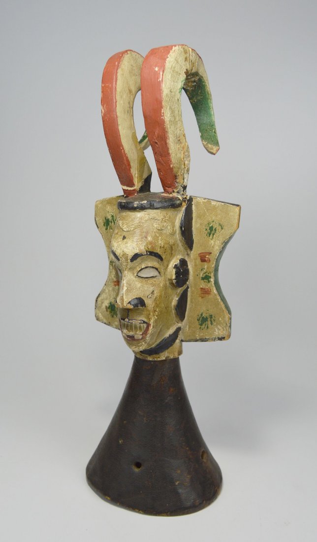 A Rare Old Idoma Head Crest, African Art (1 of 7)
